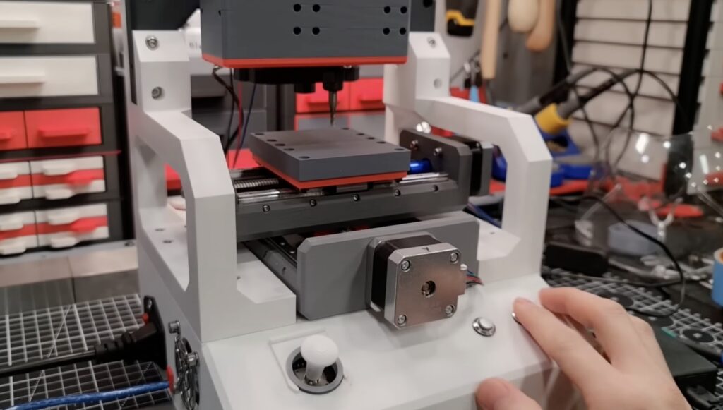 A 3D-printed “drive-by-wire” micro mill for your desktop