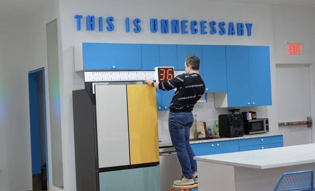 A super-sized set of digital calipers for giants