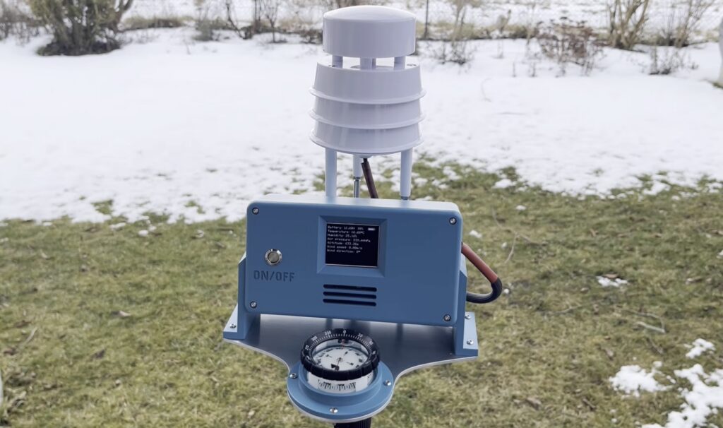 A weather station built specifically for model rocket launches