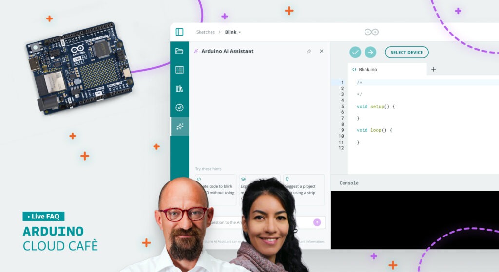Arduino Cloud Café: Teach real coding concepts with Arduino AI Assistant