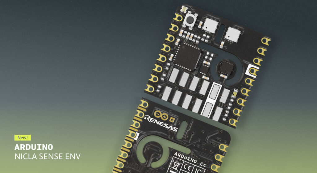 Arduino Nicla Sense Env: adding advanced environmental sensing to a broad range of applications