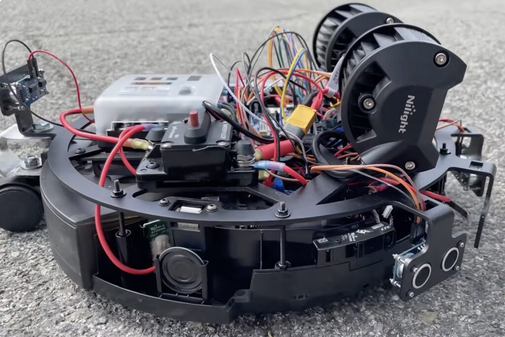Boomba is a Roomba with every upgrade imaginable
