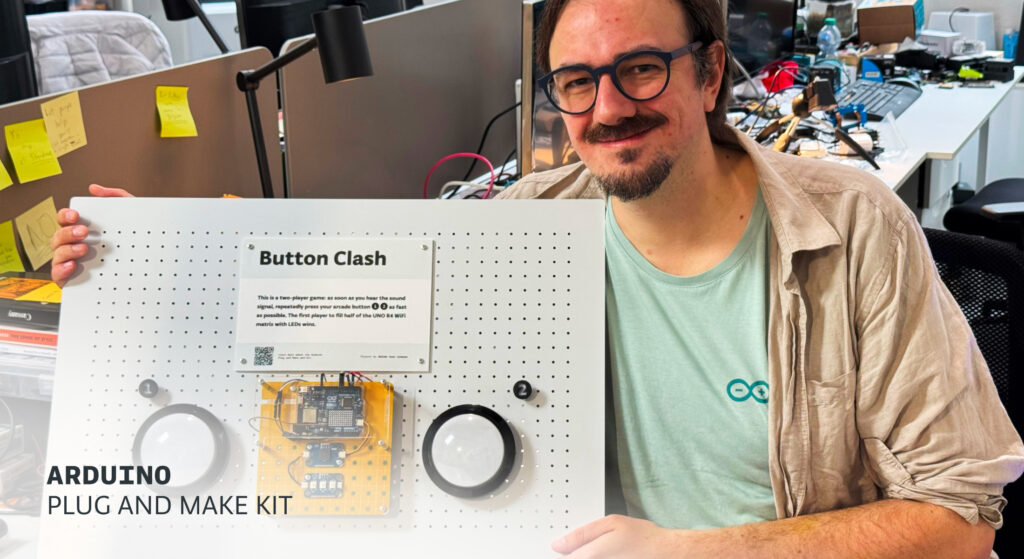 Build Button Clash in minutes: a new fun game with Plug and Make Kit 