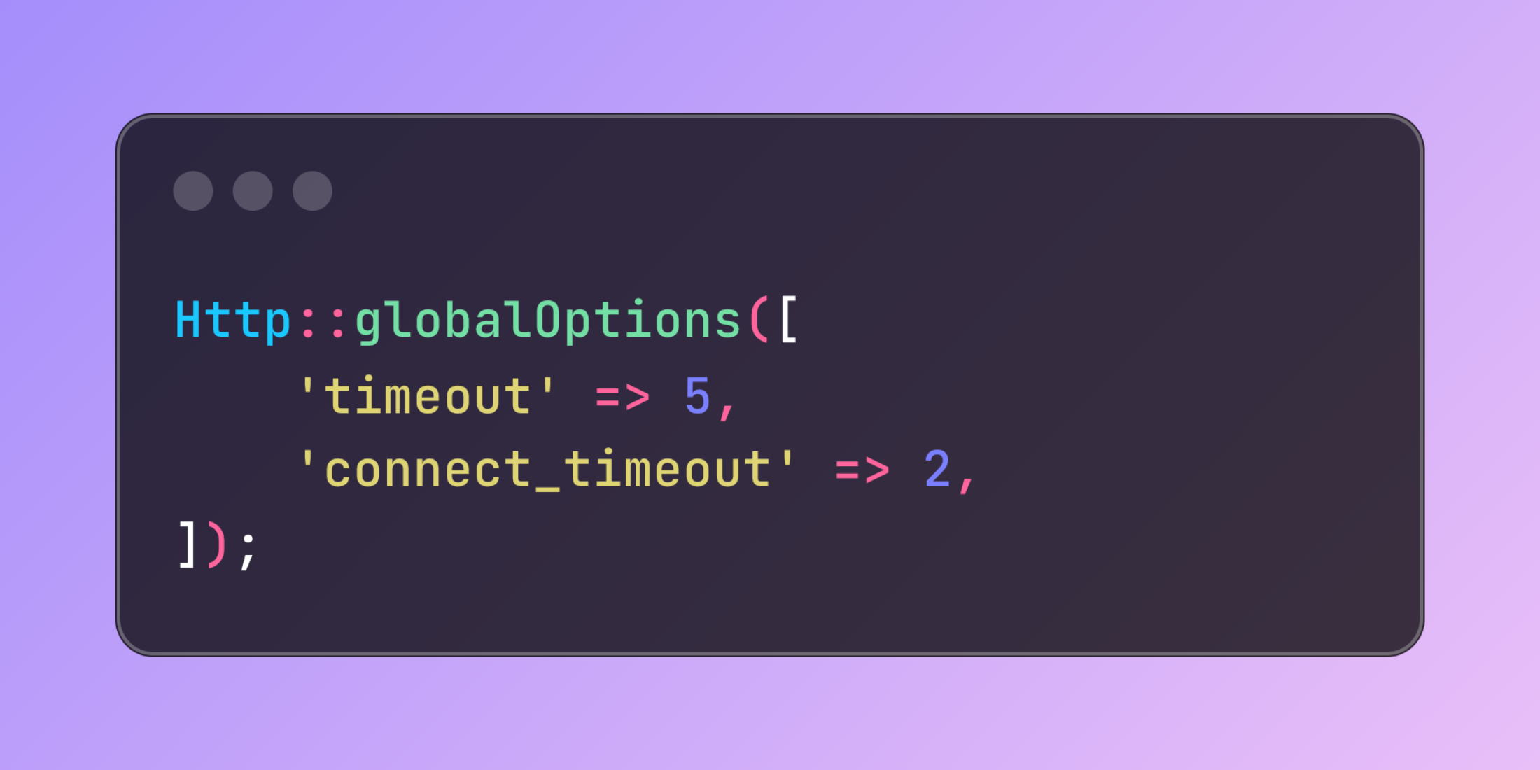 Centralize HTTP Client Configuration with Laravel's globalOptions Method