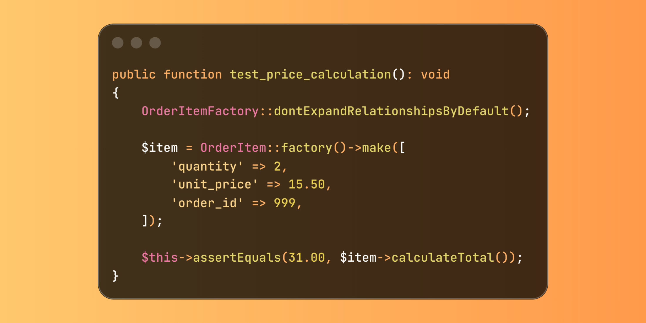 Controlling Factory Relationship Expansion in Laravel