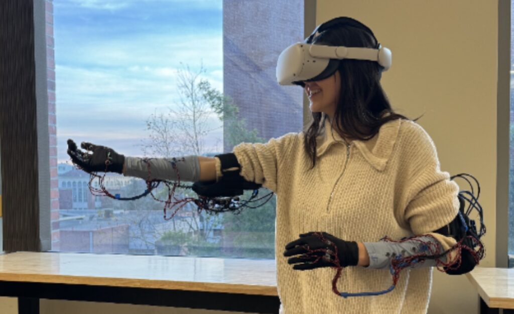 Could these VR haptic gloves replace human touch?
