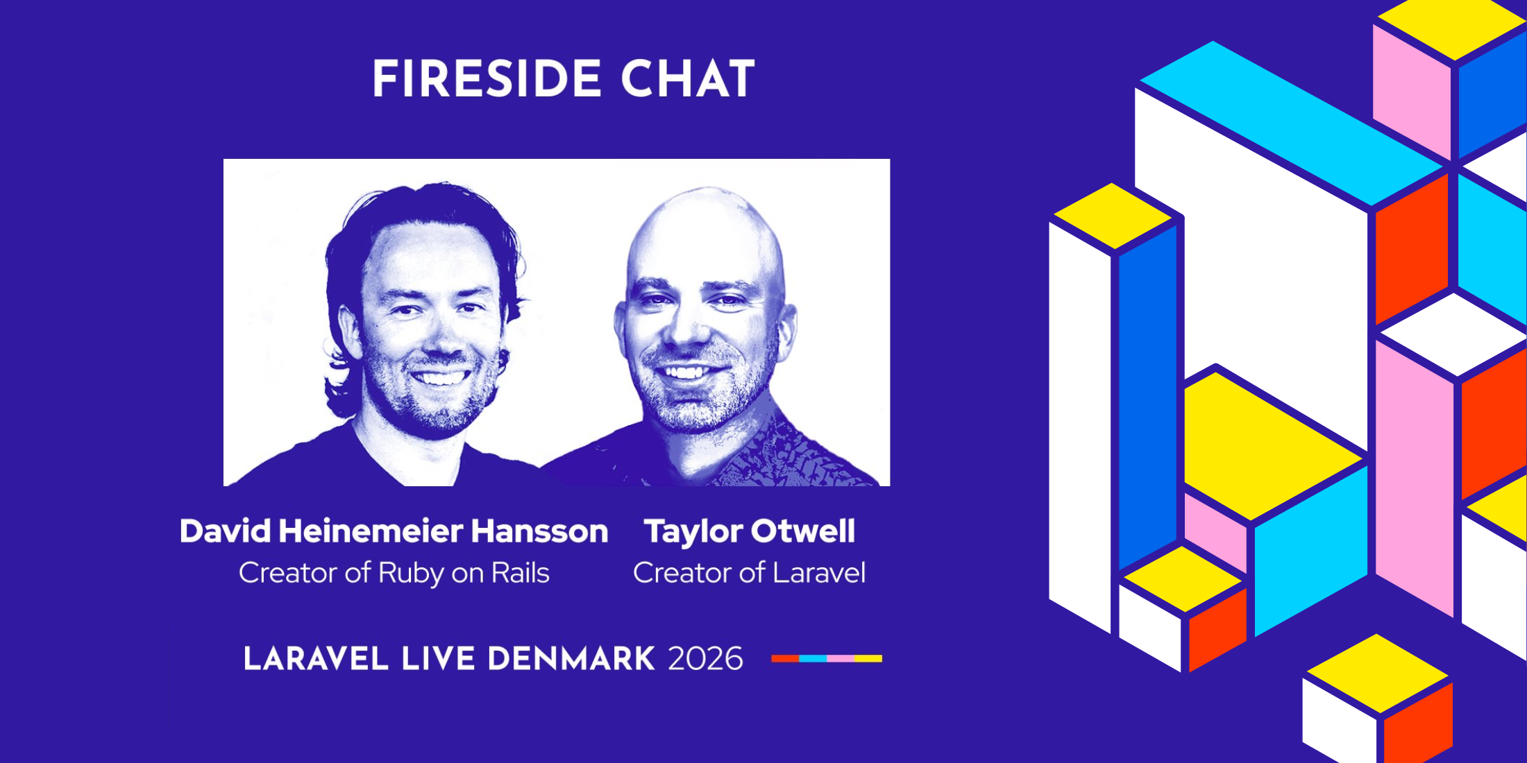 DHH Joins Laravel Live Denmark 2026 for Fireside Chat with Taylor Otwell