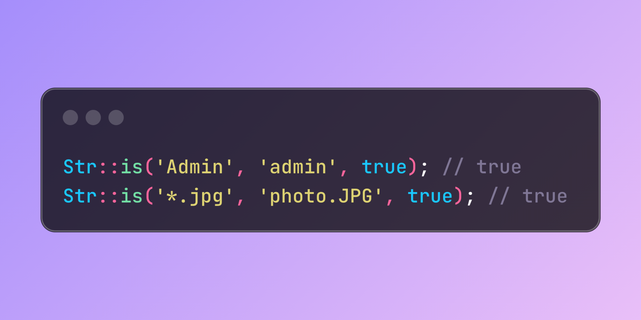 Enable Flexible Pattern Matching with Laravel's Case-Insensitive Str::is Method