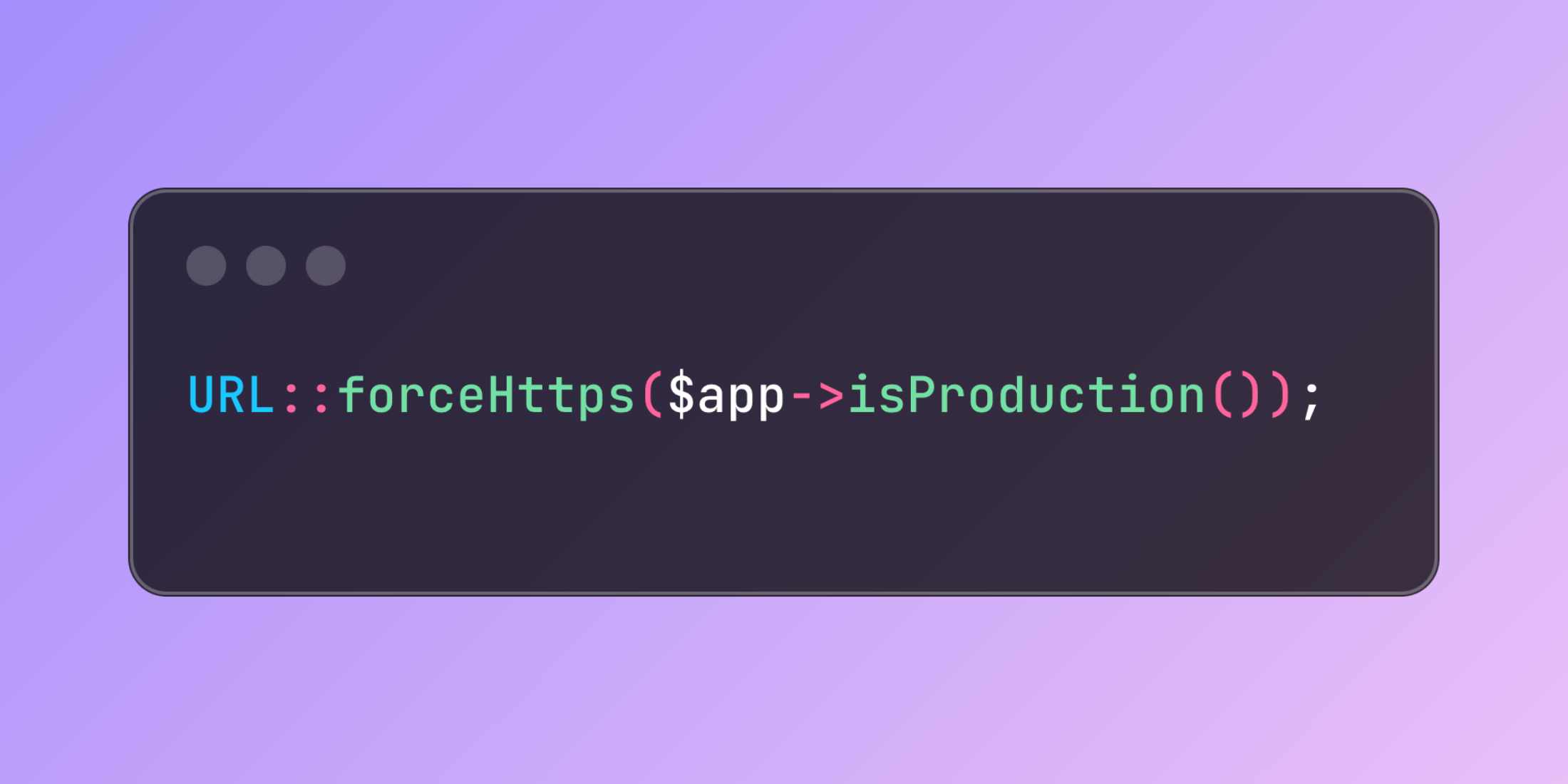 Ensuring Secure URLs in Laravel Applications