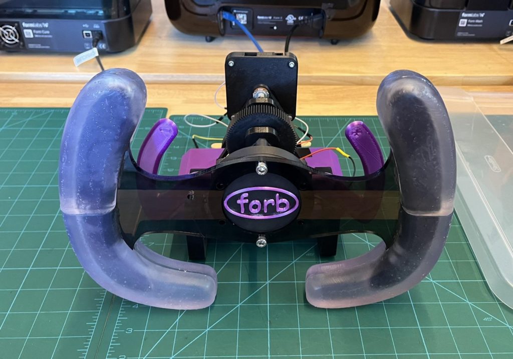 High school student builds his dream racing wheel