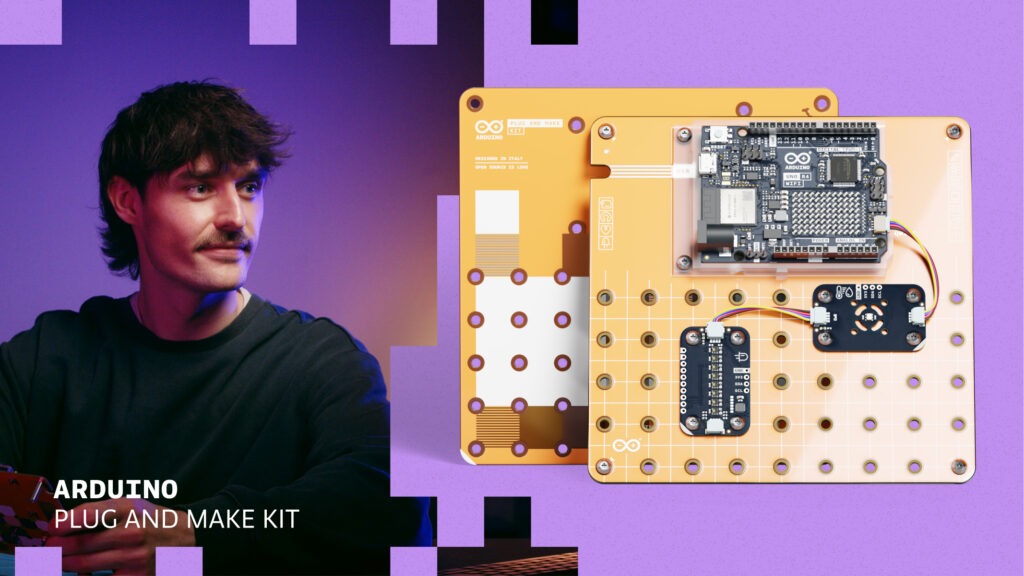 Kickstart your tech journey, with the new Arduino Plug and Make Kit!