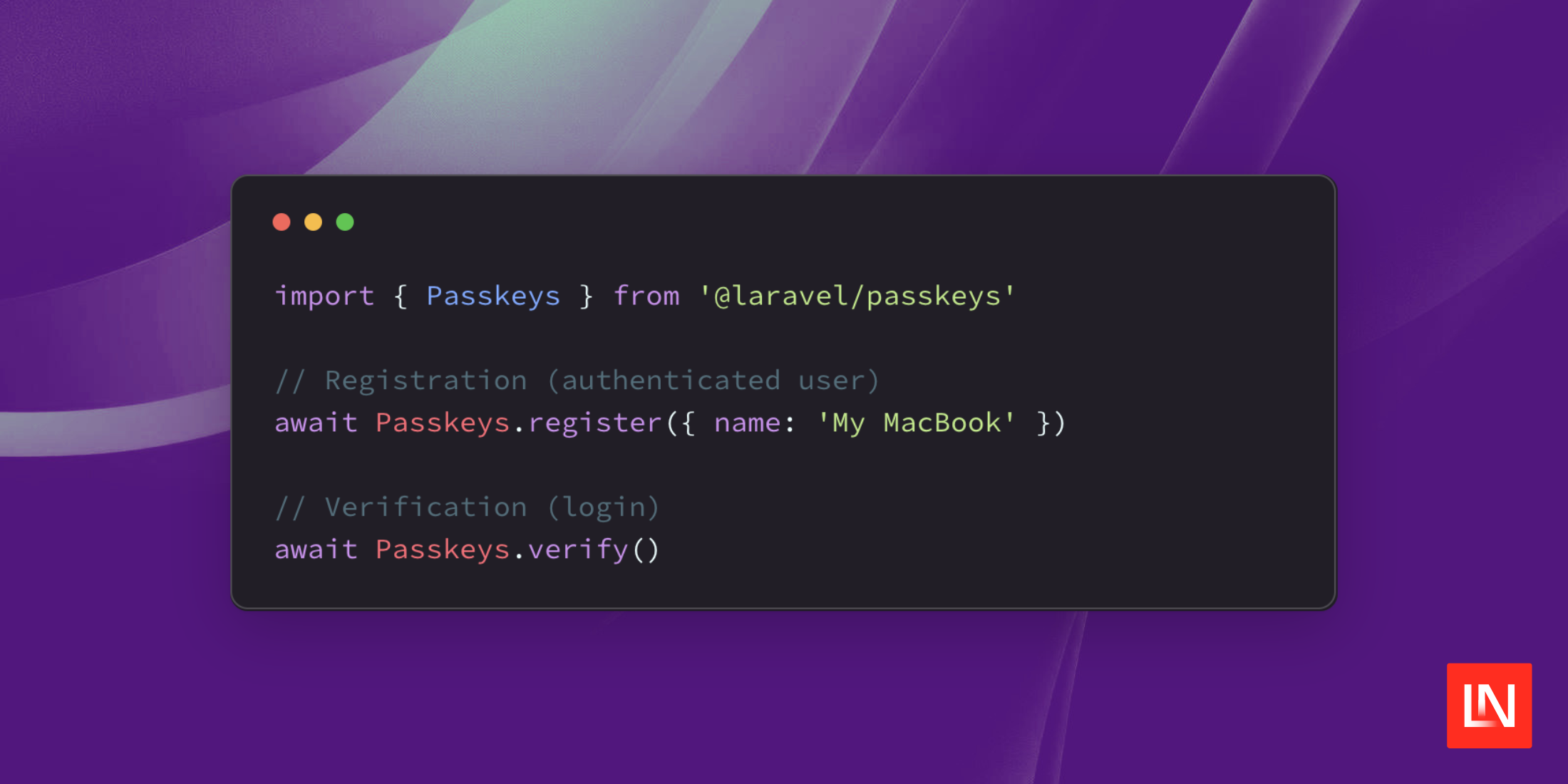 Laravel Introduces First-Party Passkey Authentication Support