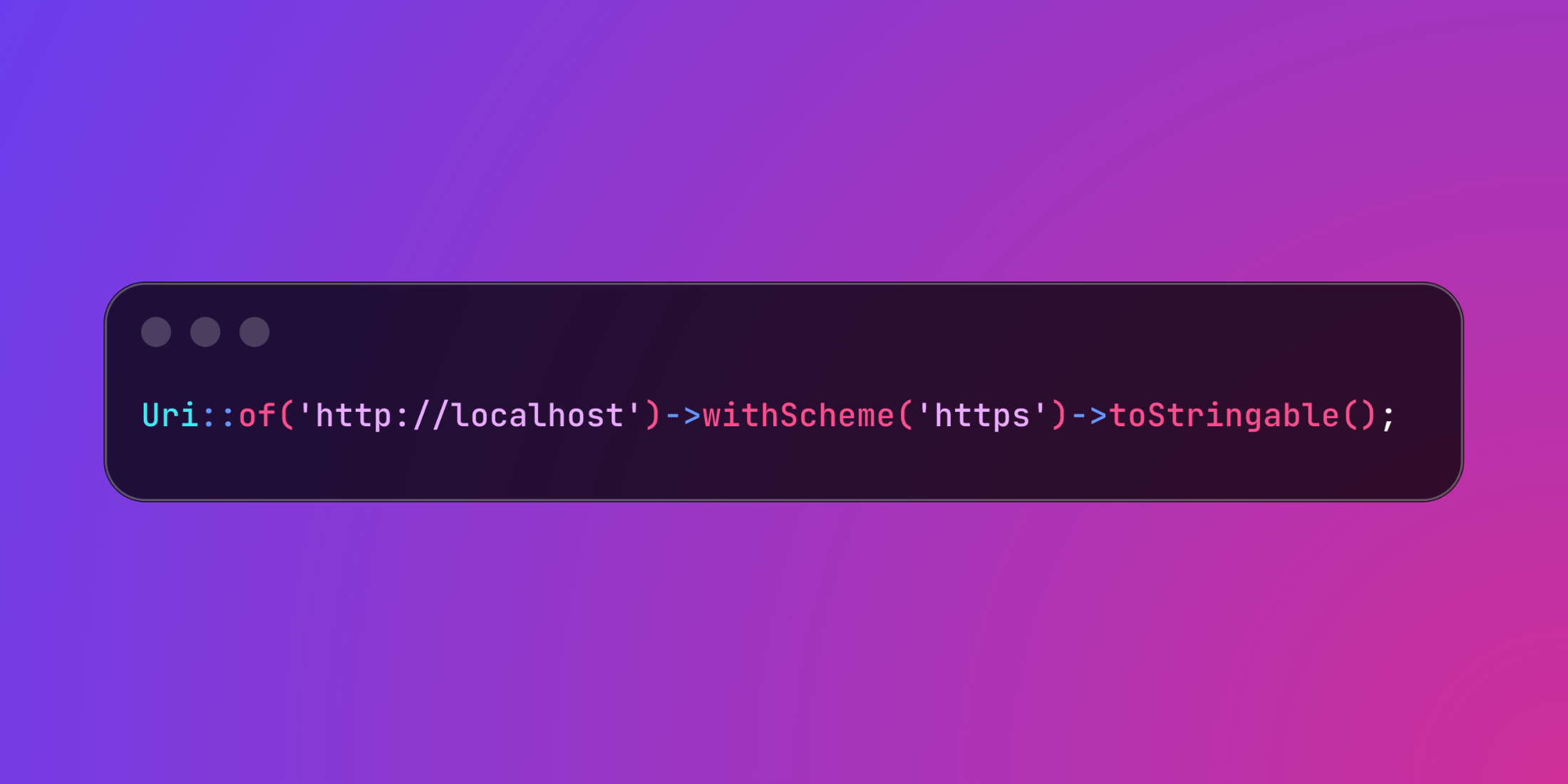 Laravel Uri toStringable Method