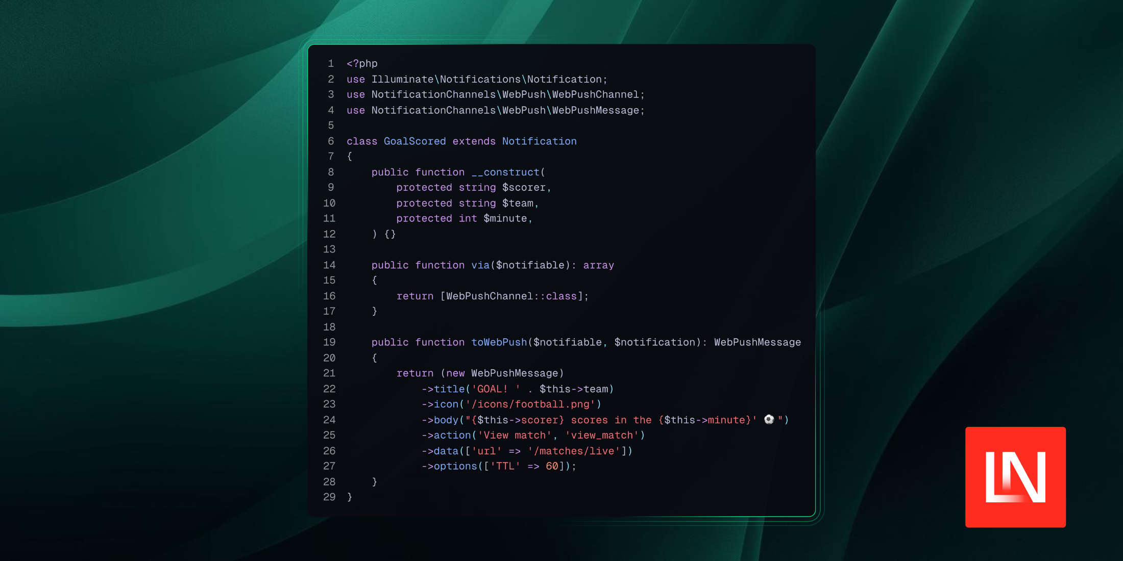 Laravel Web Push Notifications