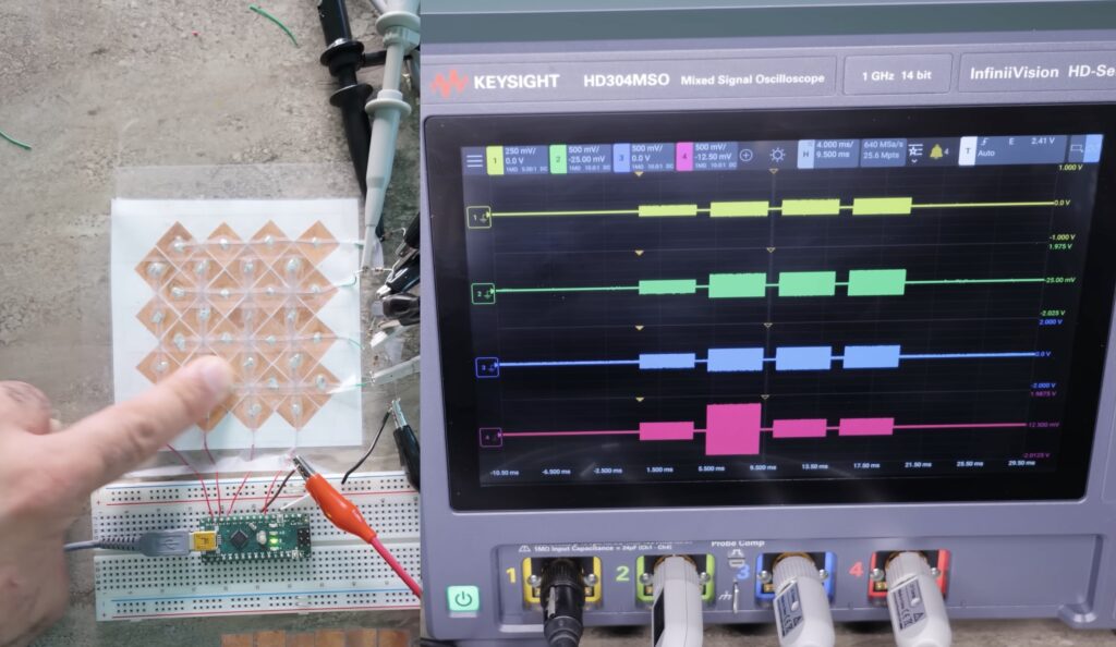 Learn how to make a 2D capacitive touch sensor with ElectroBOOM