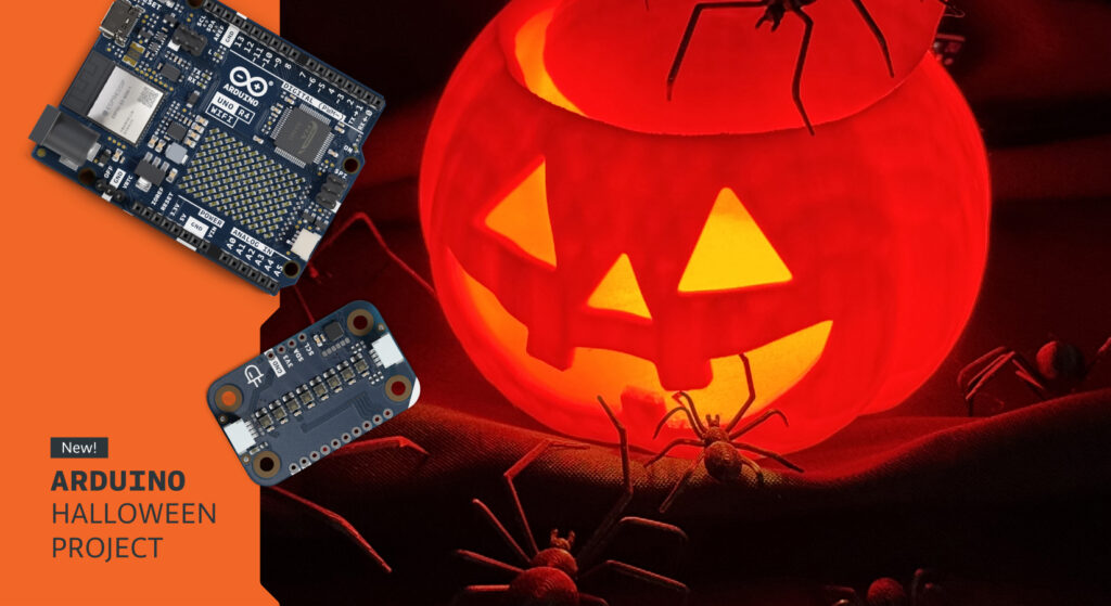 Make your scary Halloween pumpkin smart with the Plug and Make Kit!