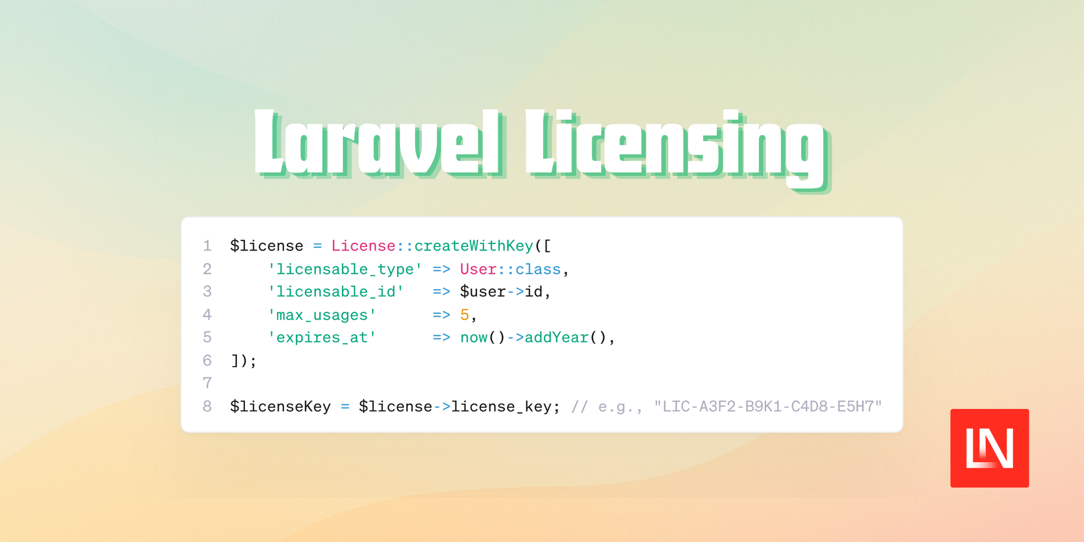 Manage Software Licenses in Laravel with Laravel Licensing