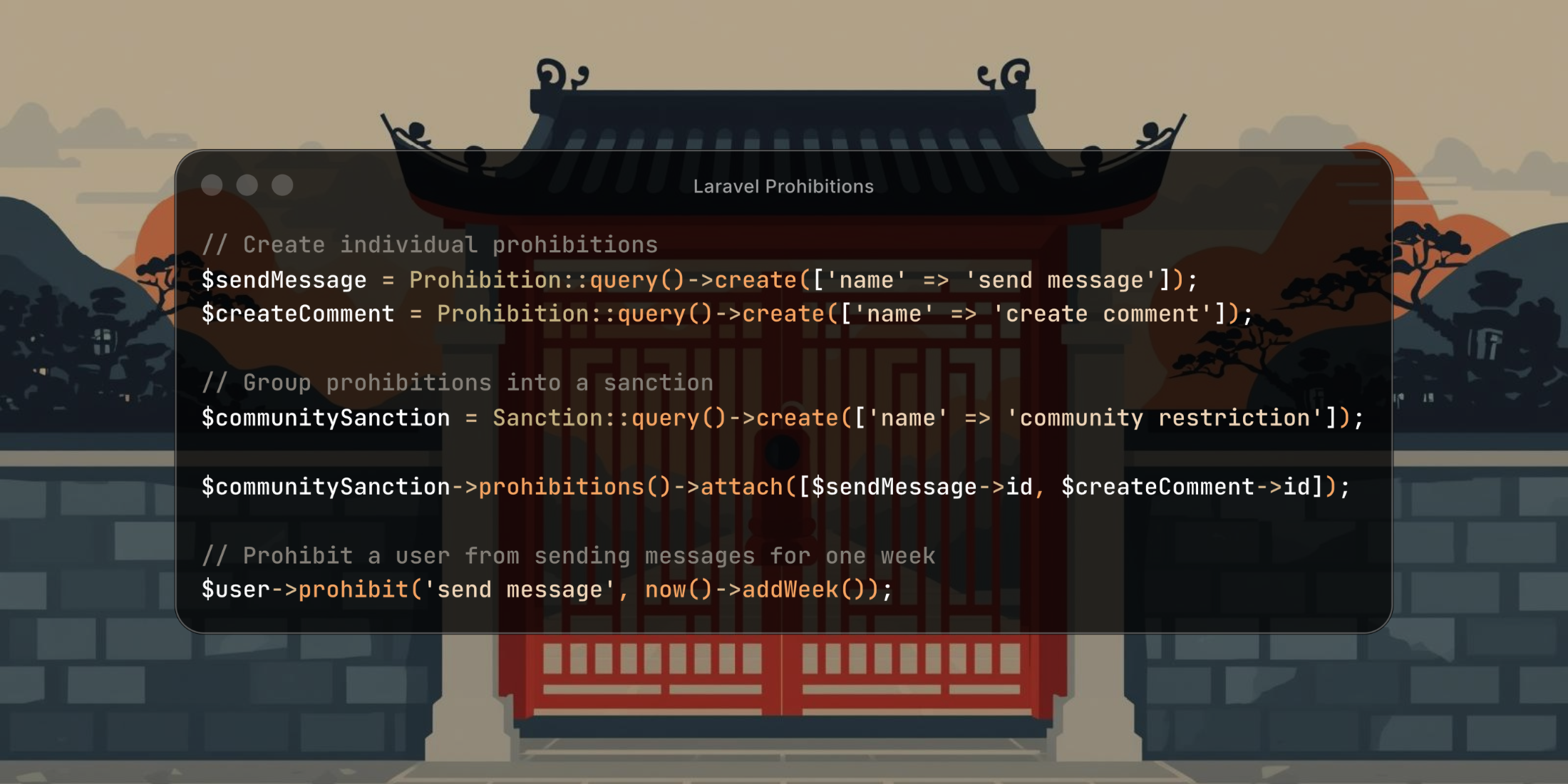 Restrict User Actions with Time-Based Sanctions Using Laravel Prohibitions