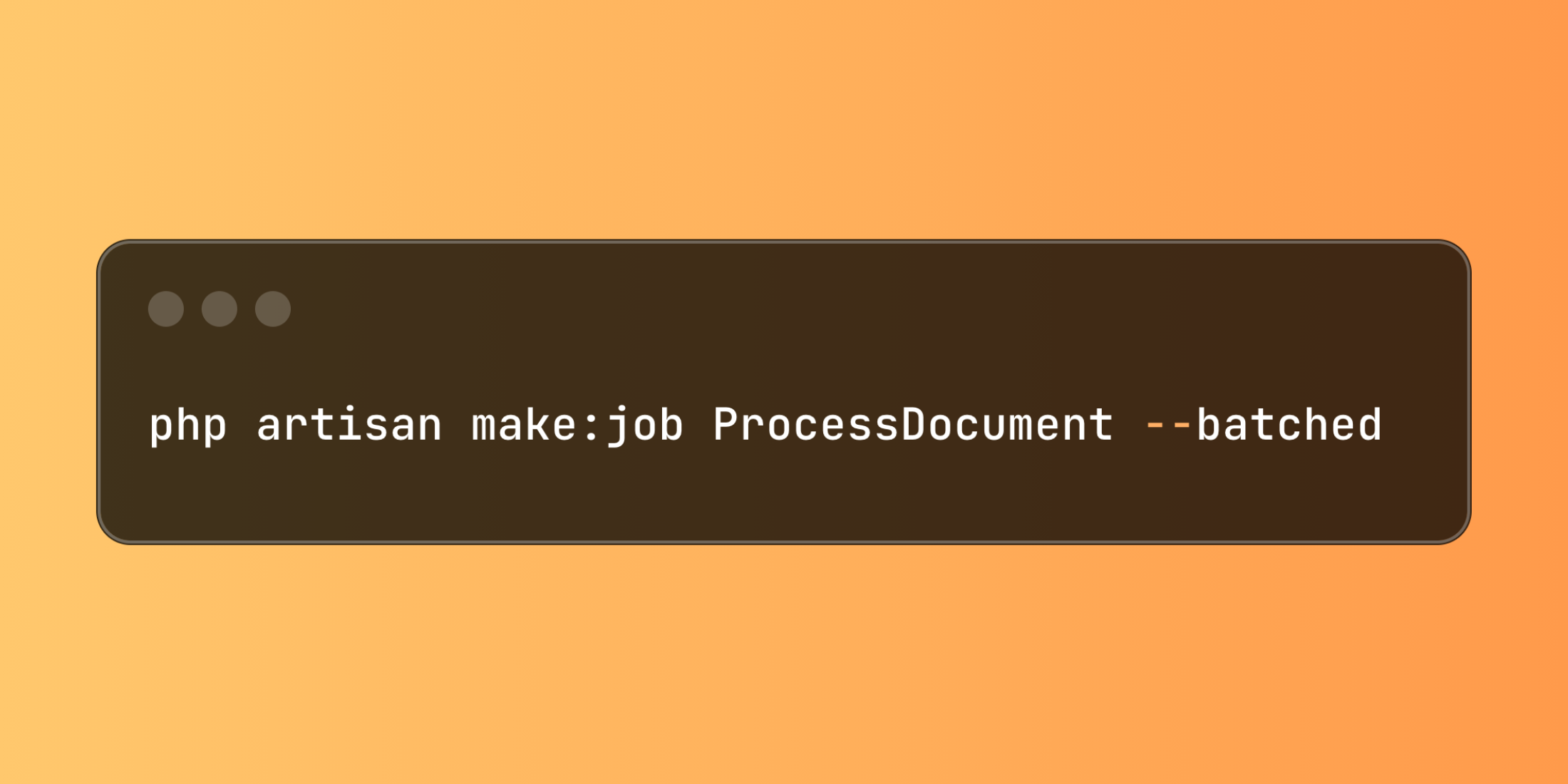Simplified Batch Job Creation with Laravel's Enhanced Artisan Command