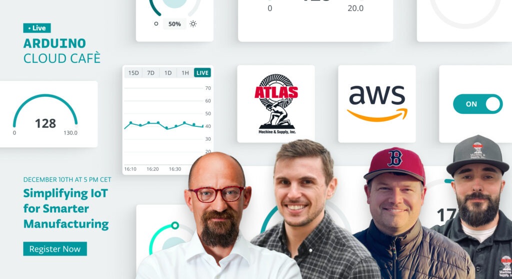 Simplifying IoT for smarter manufacturing: Join the chat with Arduino, AWS, and Atlas Machine