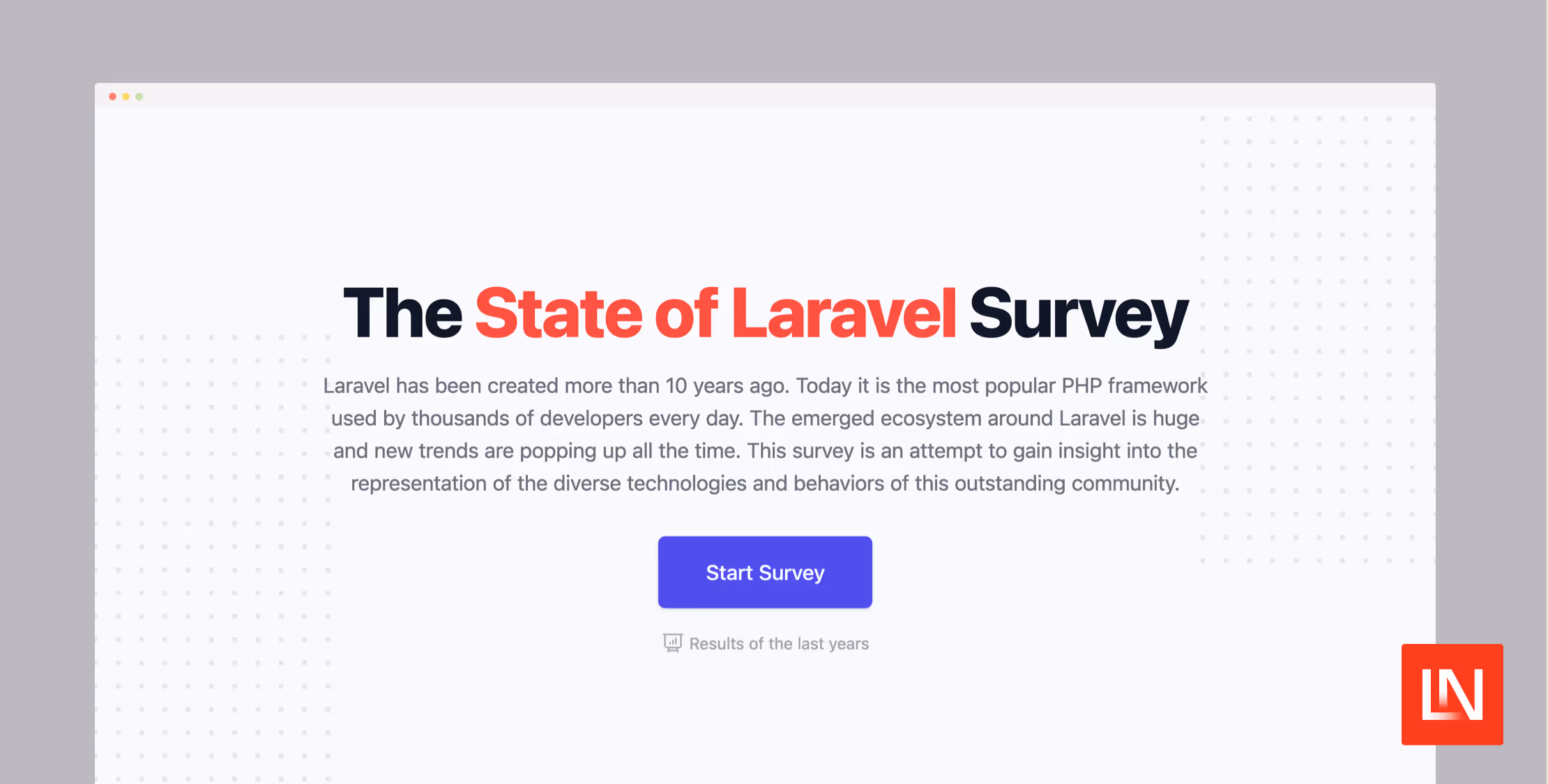 Take the Annual State of Laravel 2025 Survey