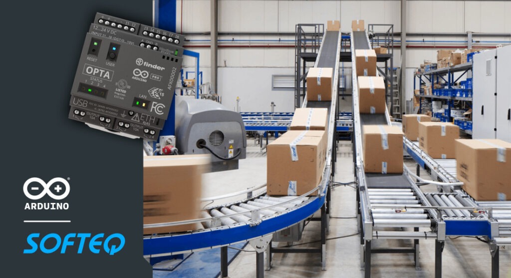 The smart conveyor belt from Softeq uses Arduino for a robust wireless control solution