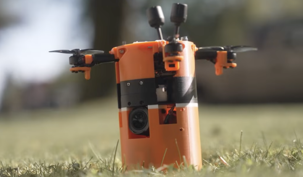This CanSat doubles as a drone to slow descents