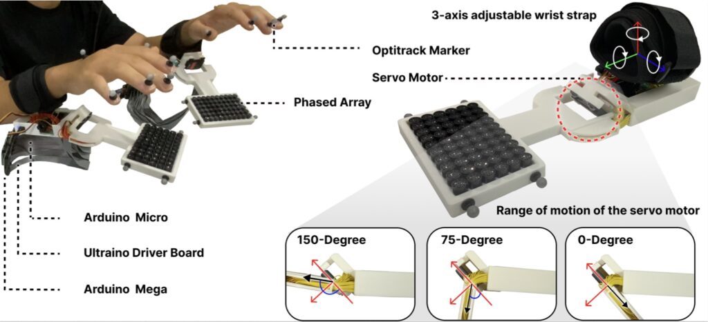 This novel wearable provides touchless haptic feedback for VR typing