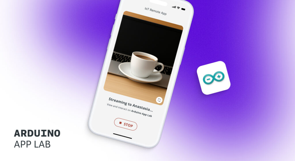 Turn your smartphone into a real-time vision input for Arduino® UNO™ Q