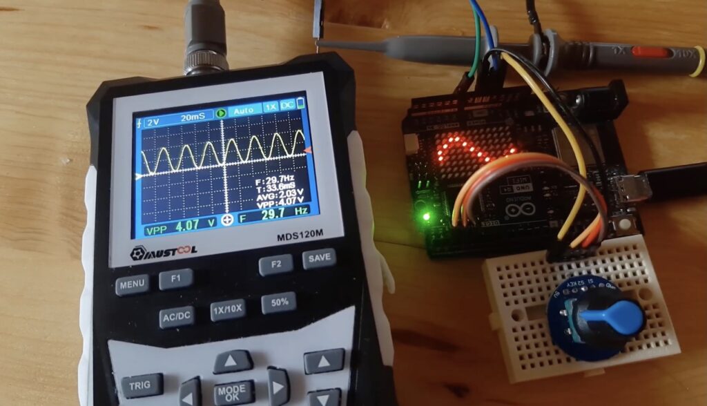 Use an Arduino UNO R4’s DAC as a signal generator